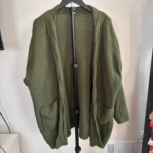 Olive Green Cardigan